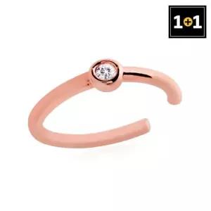 스파클 이어커프 귀찌 한쪽판매) 1+1 이어커프 귀찌 귀안뚫는 로즈골드 링귀걸이