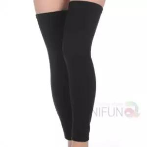 겨울 롱 무릎보호대 2p S 블랙 런닝무릎보호대 댄스무릎보호대 탁구무릎보호대 무릎보온보호대 사이클무릎