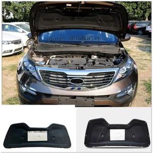 엔진가드 2011 2017 Kia sportage 자동차 방음 코튼 프론트 후드 엔진 방화벽 매트 패드 커버 소음 데드너