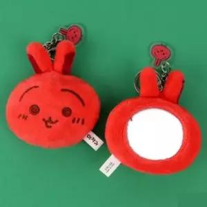 ( )거울키링 귀여운 캐릭터 봉제 인형 가방 파우치 핸드폰 키링 백참 키홀더 열쇠고리