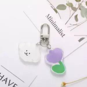 (옵션 키링 DC002357)자동차 키홀더링 아크릴 커플 가방 차키 차 양 키링