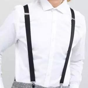 Y자형 멜빵 서스펜더 벨트 남성용 조절 가능한 스트랩 멜빵끈