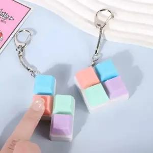 키보드 딸깍이 키홀더 해소 키캡 기계식 퍼즐형 차키키링 스트레스 키링