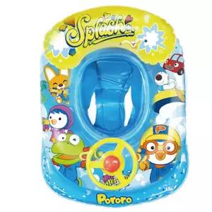 유아용 바다물놀이용 뽀로로 자동차형튜브 보행기 탑승형 해변용