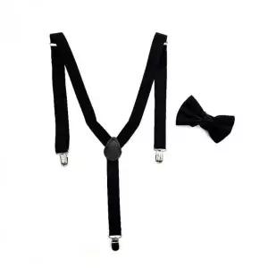 남성용 멜빵 서스펜더 나비넥타이 정장 액세서리 촬영용품