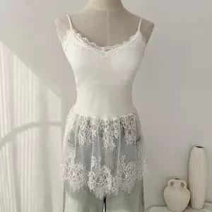 [하프클럽/셀러허브_여성트랜드패션]여자 데일리 페미닌 레이스 프릴 레이