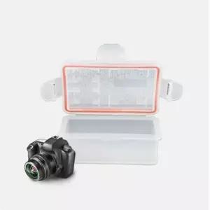 (색상 투명 2p)HIKT 카메라 배터리 케이스 2p 보관함 수납함 다기능 방습 정리함