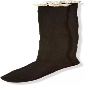 제프리 양말 여아 레이스 및 버튼 부츠 무릎 하이