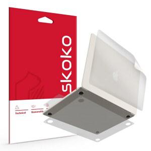 맥북 에어 15 M4 2025 2024 2023 M3 M2 프리미엄 TPU 스크래치방지 보호 필름용 스코코 인비저블 매트 전신 스킨