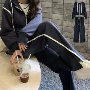 여자 모양 트랙수트 빅사이즈 드레스업 포인트 넓은 슬릿 세트