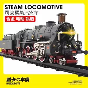 기차 철도 모형 기관차 놀이 세트 레일 모형 장난감