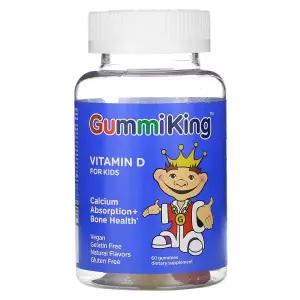 구미킹 어린이 키즈 비타민 Vitamin D 칼슘 본 헬스 60 구미 젤리 for Kids