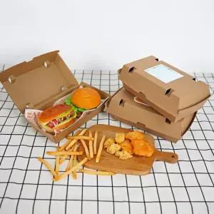 감자튀김 포장용기 비스듬 종이 용기 컵 1000개 개 봉투 팩 포장
