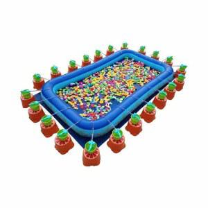 대형 낚시놀이 세트 축제 놀이터 세트ㅣ12인용ㅣ2 5x1 6m 야시장 풀장