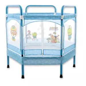 실내놀이터 안전망 고무발 파란색 뽀로로 방방이 퐁퐁 어린이 유아운동 대근육발달 아동