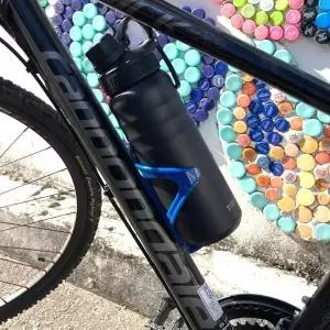 자전거 물병 물통거치대 블루