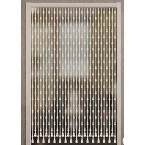 구슬 가림막 맛보기 31개 표준 샴페인 현관 식당 공간분리 도어 중국집발 세로180