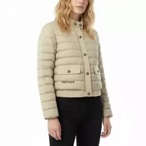 몽클레르 Juju 쥬쥬 코튼 리넨 트리밍 쇼트 다운 재킷 1A00058 54AQE 20X