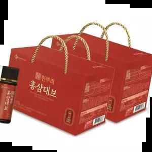 홍삼음료 CJ제일제당 한뿌리 홍삼대보 20병 100MLx