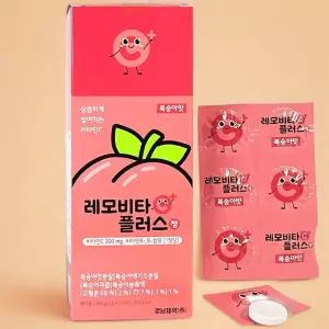아스코르빈산 레모비타 플러스 정 120정 복숭아 맛 씹어먹는 어린이 비타민 C