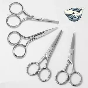 미용 정리 가위 스텐레스 잔털 제거 가위 코털 정리 Mma7+1reQ
