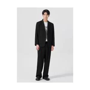 에잇세컨즈 8SECONDS 오버핏 경량 셋업 밴딩 팬츠 블랙 424421LY15 1630171