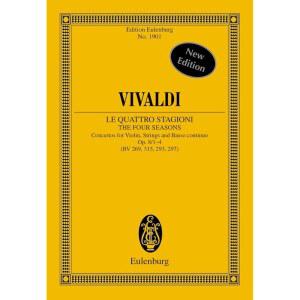 사계, Op. 8, No. 1-4: 바이올린, 현악기를 위한 협주곡, 바소 콘티뉴오 (에우렌부르크 판, 1901)