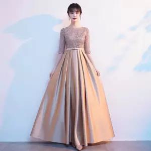 오아픽 11번가 합창단 드레스 연주드레스 S 샴페인 성악 의상 들러리 이브닝