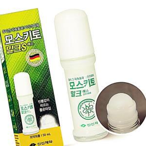 [2개구성] 신신제약 모스키토 밀크S 50ml 모기접근방지 모기약 디에틸톨루아미드 해충퇴치 KWFHEQ1H