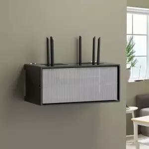 셋톱박스 보관함 무타공 설치 숨김형 수납함 모뎀 거치대