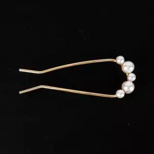진주알 올림머리 U자핀 비녀 U자비녀 헤어코사지 u자 비녀 U자비녀 헤어코사지 u자핀 올림머리핀