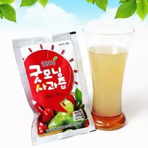 껍질째 갈아만든 무설탕 굿모닝 사과즙 100ml x 50포