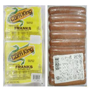 [CO(가공식품(냉동식품))]CORN KING 후랑크버라이어티미트 소시지 454G