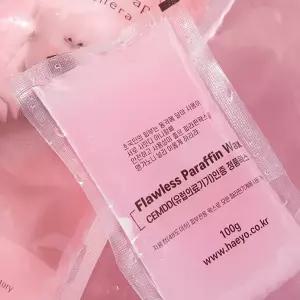 파라핀왁스 플로리스 미니 100g 피치 20팩 손발애 간편한사용 리필왁스 안전한 사
