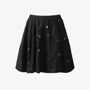 [롯데백화점]DEWL 플라워 시퀸플레어 미니 스커트 D254MSD042