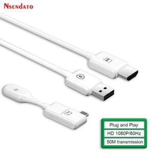 무선 HDMI C 타입 익스텐더 비디오 송신기 리시버 TV 스틱 PS4 PC 휴대폰 핸드폰 모니터용 5G 30M CS5 CS7