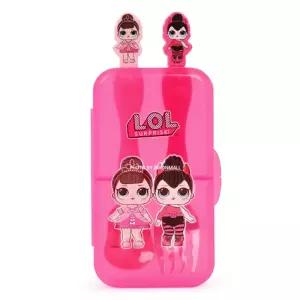 LOL 블럭 스푼포크 케이스 세트 어린이 수저 도시락 유치원 어린이집 준비물