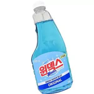 윈덱스 유리 세정제 500ml 리필용 12개 청소 광택