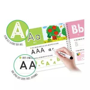 따라썼다 지우는 영어 알파벳익히기 워크북 낱말카드추천 영어교육