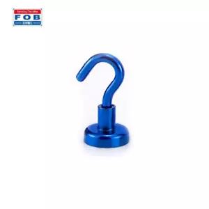 포비 칼라 고리자석 후크 네오디움 중형 파랑 벌크형