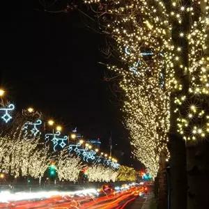 은하수 LED 200구 투명선 리모컨 USB 전구 20m 웜색 (KYR-WFB590A)