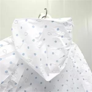 남여공용 우비 일본 레인코트 판초우의 물방울 2색상