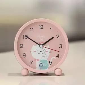 무소음 탁상 시계 귀여운 캐릭터 공부 알람 인터리어시계