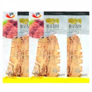 맥반석오징어 맥반석통오징어 맥반석오징어구이X3개