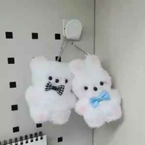 키링 가방고리 에비넥타이 미니귀여운 나비넥타이 나비넥타이맨 토끼인형키링 곰인형