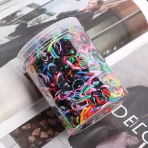 고무줄 머리끈 1500p 대용량 유아 머리고무줄 대용량