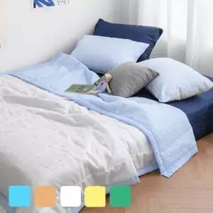 ToB 해피 냉감 리플가공 시어서커 이불패드세트 Q 5컬러