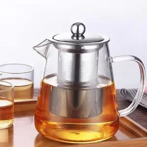 차향기 내열유리 차포트 450ml 다관 티포트 내열유리