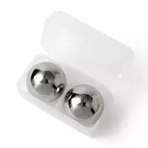 쿨앤샷 원형 아이스큐브 2p세트 안녹는얼음 얼음 메탈