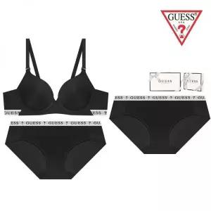 게스 [선물포장] 노와이어 [브라1+팬티2매] 속옷세트 GEWBR162BKGEWBP162 2073941